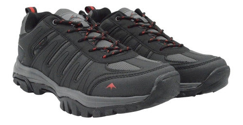 Montagne Zapatilla Hombre Stride/Nero y Gris 4