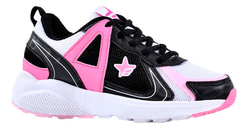 Footy Running Shoes Girl Junior H 2034 Black-Pink 0