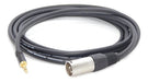 6M Balanced XLR Male to Mini Plug Male Gold Cable 4