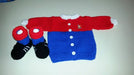 Paratubebe First Rugby Sweater and Booties Set for Your Baby 5