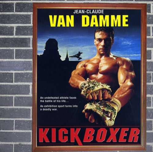 Cafoot Kickboxer Poster Frame Van Damme 1