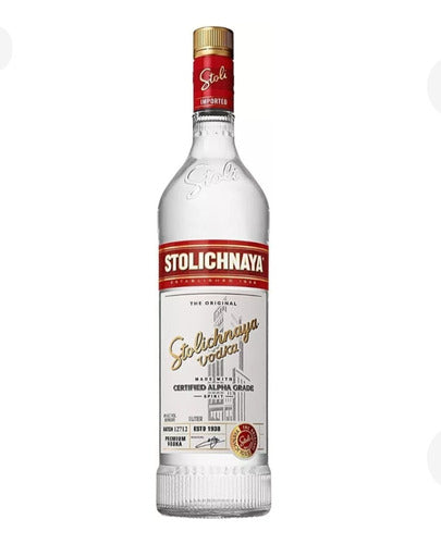 Stoli 1 Liter Premium Imported Vodka 0