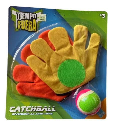 Catchball Guantes Lanza Y Atrapa Pelota Con Abrojo - Yamanca 0