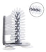 Double Brush Glass and Cup Washing Brush with Suction Cups Innovation 0