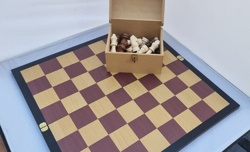 Ventajedrez Professional Wood Chess Set with Wooden Board 2