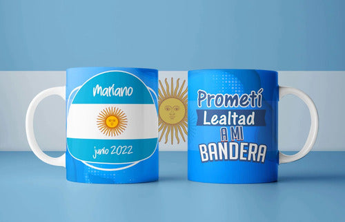 Sublismall Tazas Dia De La Bandera Juramento | Por Mayor X 20 2