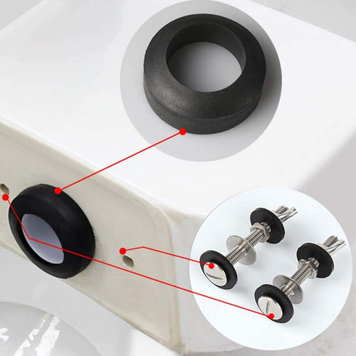 Tornillos De Inodoro, Kits De Pernos De Tanque De Inodoro A 4