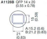 Vt-power Boquillas Estacion Soldado Smd Aire Caliente Qfp 15.6x19.6 1