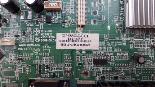 Kl32is65u-k-c304 Placa Main Microsonic 32 Enterhd 1