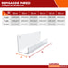 LET RATE C Pared Acrílico Pp6-2510-6 Pack/6 2