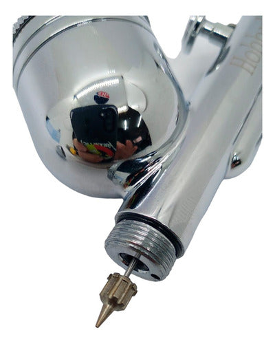 Dual Action Gravity Feed Airbrush with Floating Nozzle 0