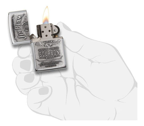 Zippo Jim Beam Original Garantia 27833 3