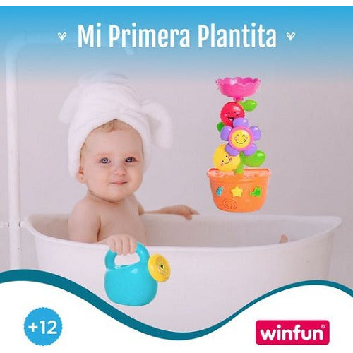 Winfun Water Fun Bath Water Game Set - Flower with Watering Can 5