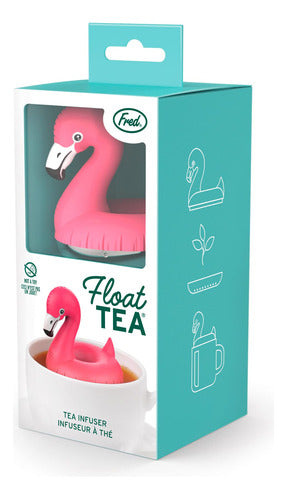 Infusor De Chá Genuíno Fred Flamingo Pool Float Pink 2