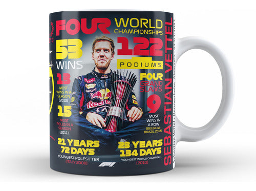 Stealing Souls Taza | Sebastian Vettel 09 | World Formula 1 Champion Edition 0