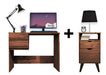 Sajo Nordic Scandinavian Desk with Drawers and Bedside Table 1