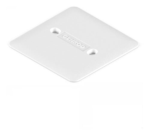 Tapa Ciega P/caja Mignon 5x5cm Pvc Genrod X10 - Tofema 0