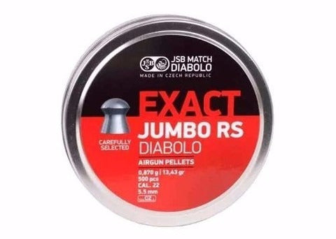 Balines Jsb Exact Jumbo Rs 5,52mm 13,43gr 500u 4736 2