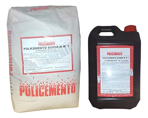 Policemento Reparador De Hormigón Policemento Super M1 (2 Comp) X 30 Kg 0