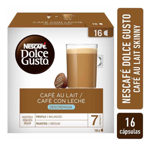 Nescafé Dolce Gusto Café Au Lait Descremado 0