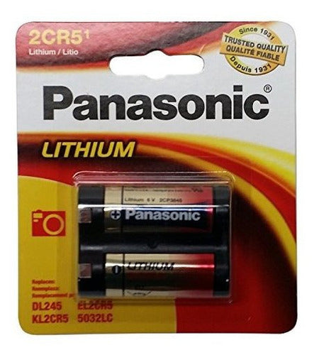 Bateria De Cilindro De Litio De 6 Voltios De Panasonic (2cr5 0