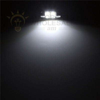 6pcs Interior Led Paquete Blanco Kit De Luz Para El Año 2015 2