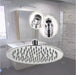 15 cm Round Stainless Steel Metal Rain Shower Head Wall Ceiling Bathroom Flower 3