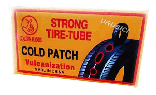 Golden Hands Bicycle Patch Kit 24 Units with Solution 0