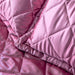 Quilted 2-Seat Satin Bedspread + 2 Filled Pillows 1