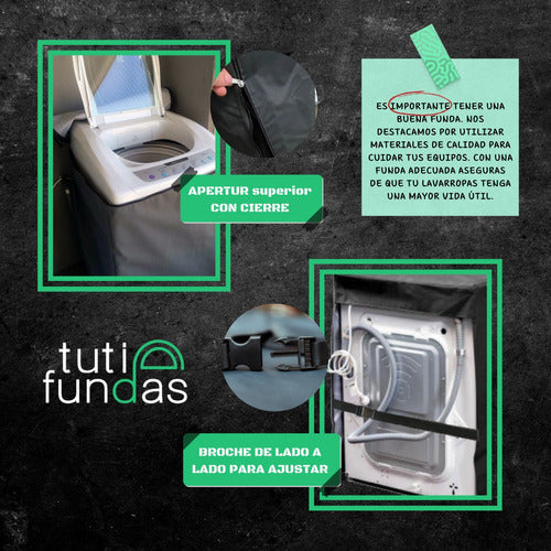 Tuti Fundas Lavarropas Superior 55 X 55 X 90 Drean Concept Cover 7