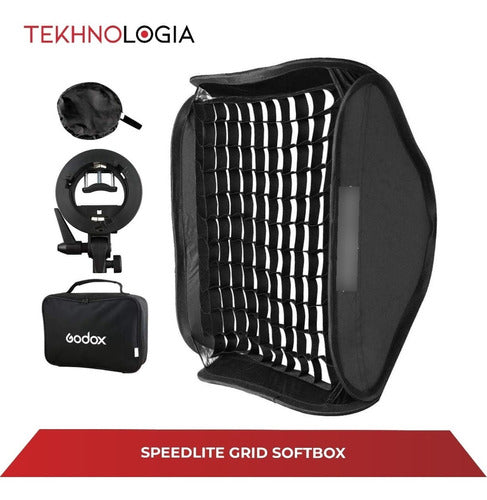 Professional Lighting Kit: 2.6m Tripod + 60x60 Softbox + Flash Shoe Mount 3