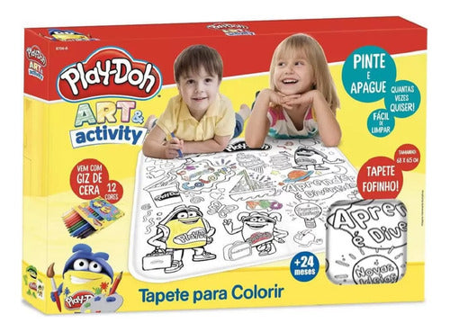 Tapete De Colorir Com Giz Dea Cera Play Doh 8706-6 - Fun 0