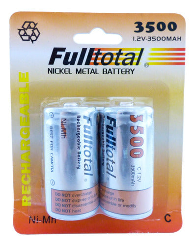 Fulltotal Combo Intelligent USB Charger with Rechargeable Batteries C 3500 mAh 2