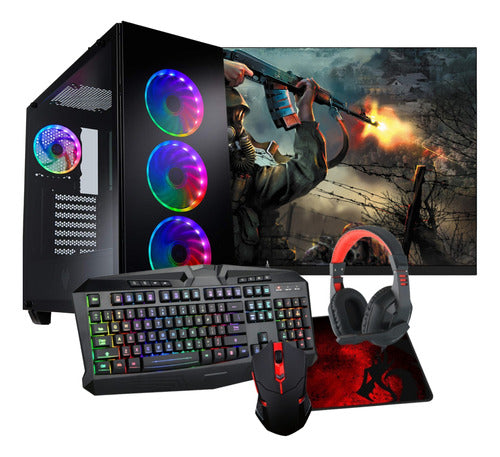 Intel PC Gamer Core I5 16GB DDR4 1TB Video 4GB DDR5 + Monitor 27'' 0