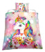 Suncloris Juego De Funda Nórdica Little Cute Princess Unicorn 0