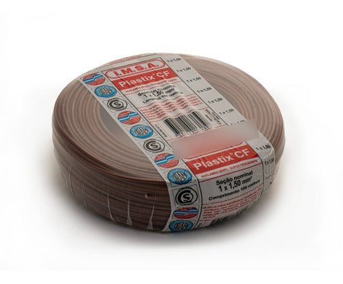 IMSA Cable Plastix - Cf - 1x1.50mm2 - Brown X 100 Mts 0