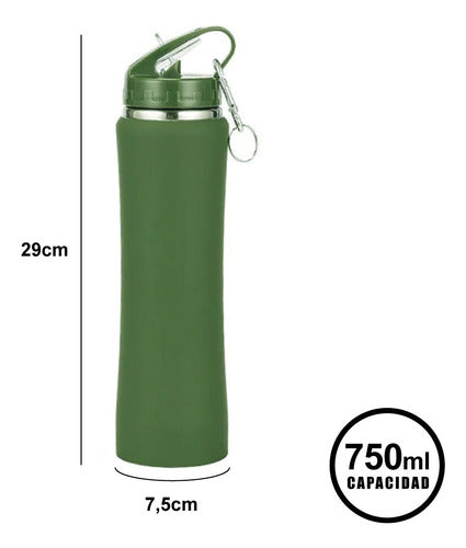 Thermal Sports Bottle 750ML with Silicone Spout 1