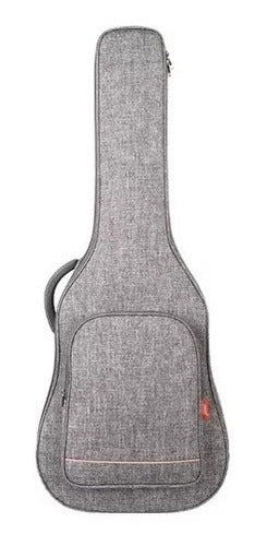 Waterproof Light Gray Padded Electric Bass Guitar Case 1