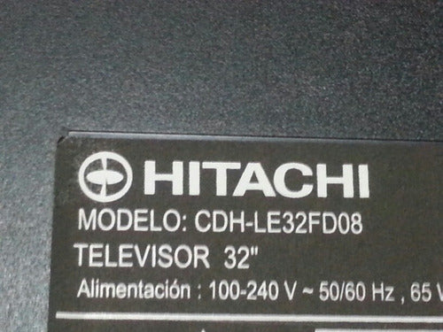 Cable Comunicacion Fuente A Main Tv Hitachi Cdh-le32fd08 3