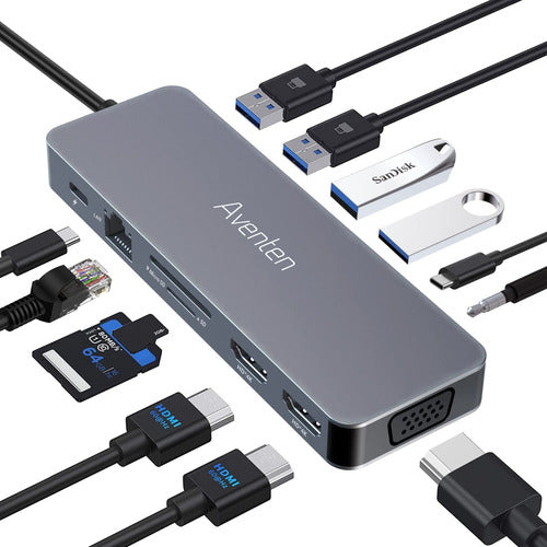 Aventen 13-in-1 USB-C Multiport HDMI Adapter Hub 0