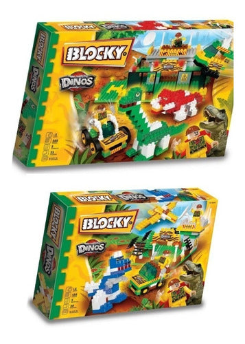 Blocky Combo Ladrillos Blocky Dino 260pz/150pz 01-0678/79 Srj 0