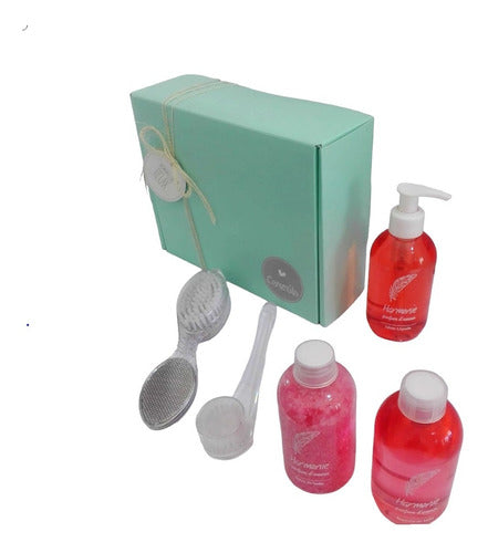 Relaxation Gift Box Spa Roses Zen Kit Set N39 - Relax Caja Regalo Empresarial Box Spa Rosas Kit Zen Set N39