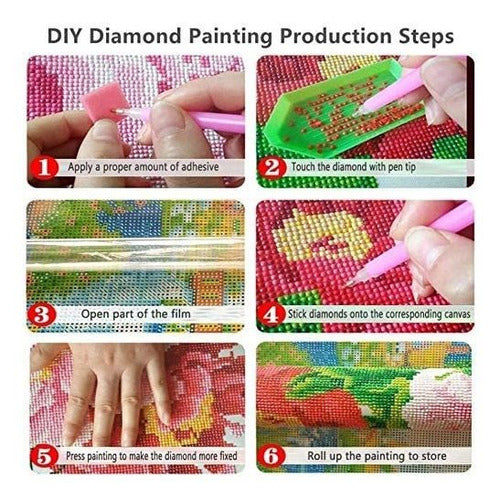 Zimal 5D Diamond Painting Kit Blue Pet 30x40cm DIY 3