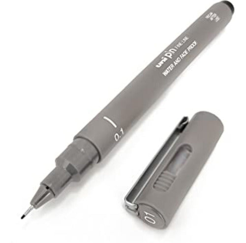 Uni-ball Uni Pin Graduation Fountain Pen Light Gray 0.1 0