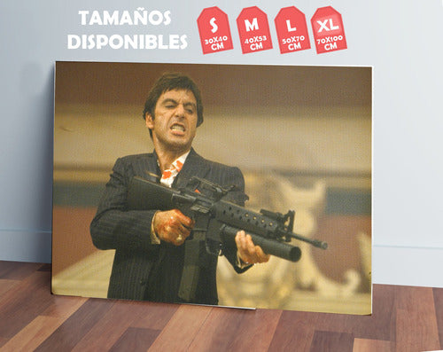 Memo Estampados Scarface 141 Decorative Frame 30x40 MDF 1