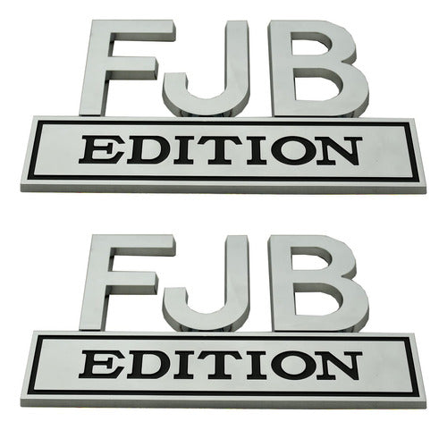 EED 2 Large FJB Edition 3D Car Emblem, Letter A 0