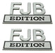 EED 2 Large FJB Edition 3D Car Emblem, Letter A 0