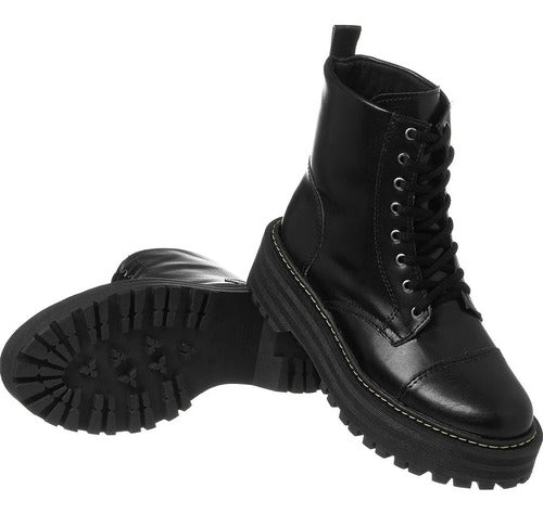 Amorelle Bota Femenina Tractorada Plataforma Lumiss Colores 2