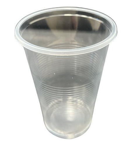 Delmar 500cc Transparent Disposable Plastic Cup - Pack of 50 4