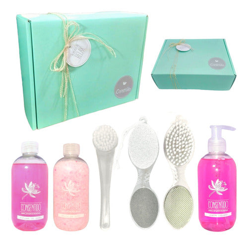 Relaxation Gift Box for Women - Zen Rose Aromatherapy Set - Relax Caja Regalo Mujer Box Rosas Kit Zen Set N39 Relax